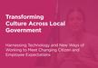 Harnessing New Ways of Working to Meet Changing Citizen and Employee Expectations Across Local Government